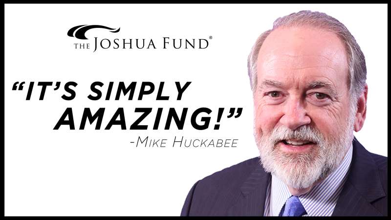 Mike Huckabee endorses Joel Rosenberg & The Joshua Fund