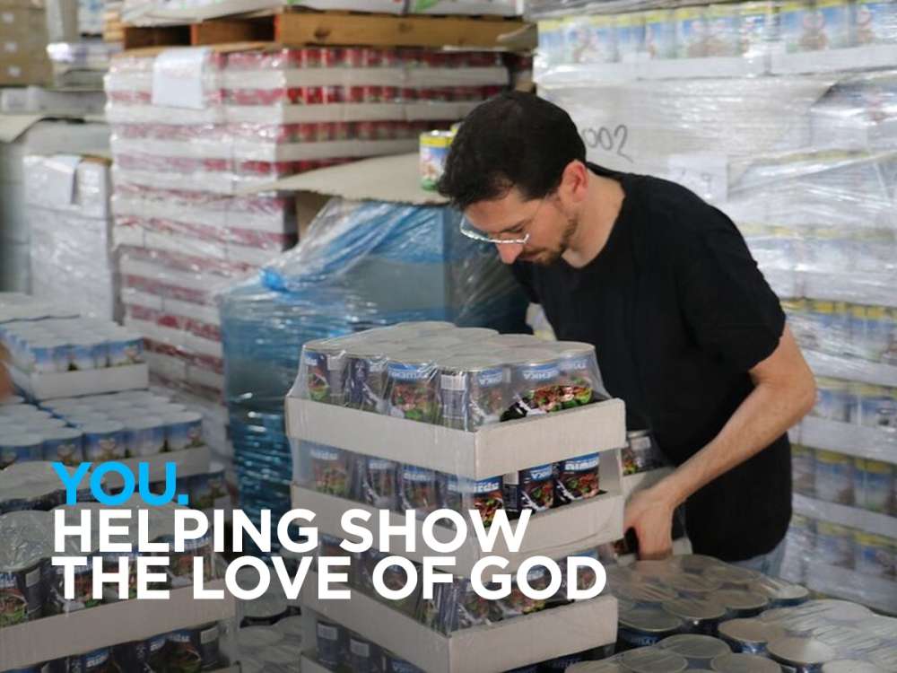 You. Helping Show the love of God